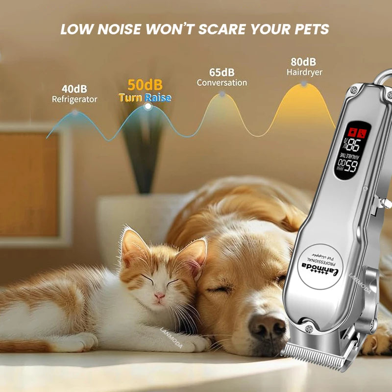 Rechargeable Pet Hair Clippers