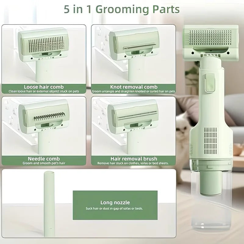 Pet Grooming Vacuum Kit